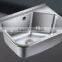 High Quality Stainless Steel Single Bowl Topmount Hand Wash Kitchen Sink GR- 539D