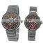 Wholesale 3ATM water resisant stainless steel watch quartz movt sapphire glass couple watch valentine gift