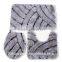 Stripe nonslip microfiber shaggy rug carpet bedroom mat bathmat