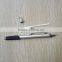 All Export Products Chromed Neb and Plunger,black Grip Ballpoint Clear Plastic Pens