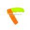 Assorted Colors Silicone Bag Grip Handles Carrier Tool for Shopping Plastic Grocery Bag with Key Ring Hole