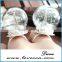 Hot sale China clear glass cabochon inside horse fashion jewelry findings pendant