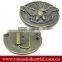 Professional manufactur fashion decorative dress 3D Brass belt buckle