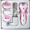 Kemei2531 New 4 in 1 Multi-function Women Shave Electric Epilator & Foot Care Callous Remover