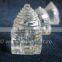 CLEAR CRYSTAL QUARTZ CARVING SMALL SIZE SHREE YANTRA