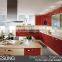 Homesung lacquer colorful melamine kitchen cabinet