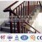 Factory direct carving wooden steel stair railing