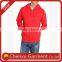 Custom Design Your Own Logo Plain Red Solid Color Pullover Hoodies