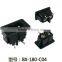 IEC C8 AC power socket industrial inlet socket pcb smd socket BX-180-C