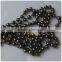 metal black bead chain