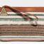 Hand-fringed vintage canvas drawstring backpack(CAS15-044)
