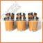 2016 New bamboo fiber cup with silicon lid & holder