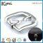 Buckle For Coat Belt Shiny Silver Trench Coat Buckles