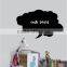 Removable Chalkboard Dot Sticker Clear