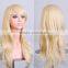 Plastic sex wig cosplay long straight wig cosplay made in China