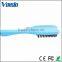 Hair brush straightener 2 in 1 PTC Heating with beautiful colour