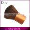 Fashional aluminium handle flat nylon kabuki makeup brush