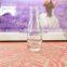 30ml mini clear glass material empty bottle with cork mouth