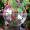 High Quality Plastic Transparent Xmas Ball (Colorful transparent)