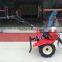 three wheel working farm machine rotary cultivator weeder