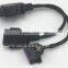 OBD2 Splitter Y Cable, Assembled J1962 Male to 2 J1962 Female, 1ft