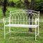 Outdoor furniture antique white KD bench