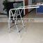 Vivinature aluminum multipurpose clothe rack with 3 steps ladder