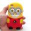 New arrive dispicable me PC/silicone case for iphone4S/5S cover