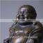 Resin laughing buddha statue laughing buddha water fountain