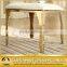 hot sale golden heart shape wedding table banquet table