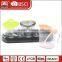 Plastic Kitchen Container Set Dispenser Cruet Set Plastic Condiment Containers For Kitchen With Spoon