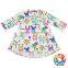 Latest Design Autumn Long Sleeve Baby Girls Dress Casual Party Pocket Girl Child Dress
