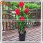 artificial potted flower decoration from guangzhou factory