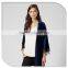 Navy Blue Velvet Materials Japan Sex Pron Loose Kimono Robes Blouse With Tassels for Women