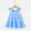 Baby Cotton Frocks Designs Bowknot New Model Girl Dress Muslim Fancy Clothing