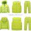 custom made new design casual children kids 3 pcs winter clothing sets(jacket+vest+pants)