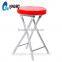 LS-9009A Portable Soft round seat metal folding chair metal foldable chair