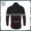 Sports custom cycling hooded black softshell jacket for man and woman