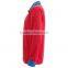 wholesale contrast color long sleeve polo