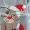 Reindeer Jacquard Tunic Pullover Ugly tight Christmas women cashmere jumper Sweater