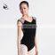 116141052 Mesh Printed Leotard Floral Leotards