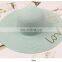Butterfly Straw Hat Blue Flower Large Eaves Hat Sunscreen Sunshade Hat