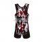 Sexy women low cut custom pink wrestling singlet, wrestling shirts