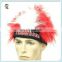 Patriotic Colors Team Sports Fan Cheap Party Synthetic Wigs with Headband HPC-0031