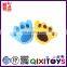 Promotional items wholesale custom made paw shape pet plush toys with sound for dogs