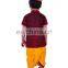 Rajasthani Dress Boy's Dhoti Kurta & Turban, Indian Traditional, Ethnic, Handmade, Yellow Angrakha Set, Kedia Dress cotton