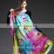 Digital printing new women's fashion lady silk scarf shawl