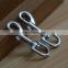 Wholesale fashion metal locking snap hooks /metal D ring/ solide metal buckle for handbag accessories