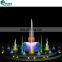 park garden decoration colorful led water dancing floor fountain