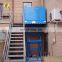 7LSJW Shandong SevenLift 5m wheelchair van sichi small home outdoor hydraulic stair lift elevator for home 3 floors